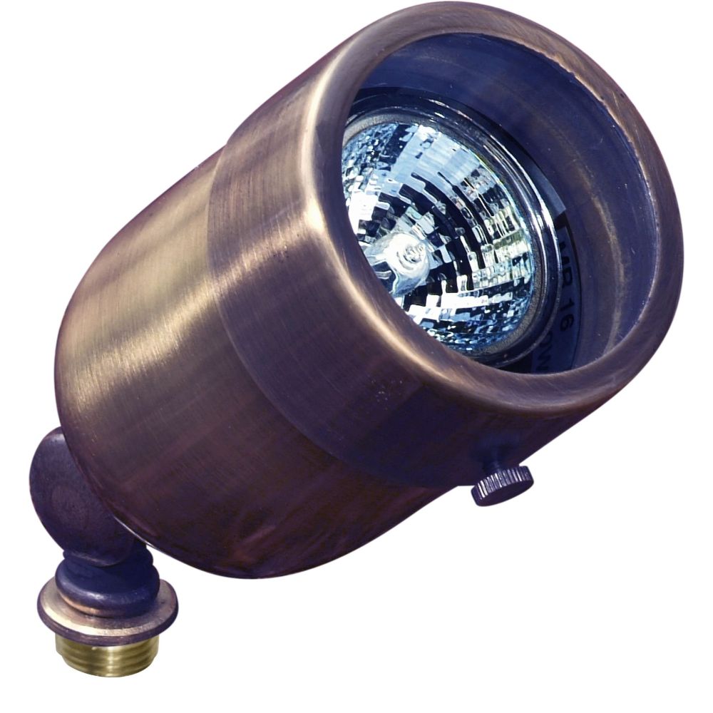Dabmar Lighting LV29-L3-65K-ABZ LED Brass Landscape Spot Light, 12V, Color Temperature 6500K, Antique Bronze Finish