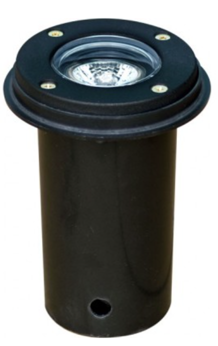 Dabmar Lighting LV301-B Cast Alum In-Ground Well Light 12V 2-Pin Black Finish