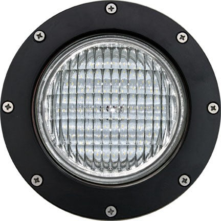 Dabmar Lighting LV306-L9-RGBW-B LED In-Ground PAR36 Lamp Well Light W/RGB Tunable, 12V, Color Temperature RGBW, Black Finish