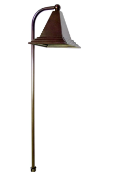 Dabmar Lighting LV46-ABZ Brass Path Light 12V G4 20W in Antique Bronze Finish