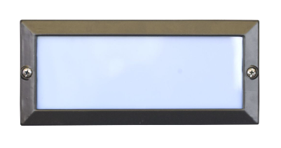 Dabmar Lighting LV602-L5-64K-BZ Cast Alum Open Face Step Light 12V G4 LED 2X 5W 6400K Bronze Finish