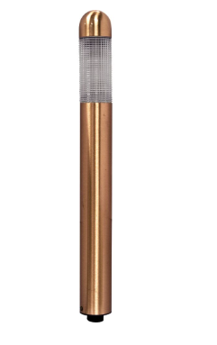 Dabmar Lighting LV62-L3-30K-CP Copper 14" Mini Path Light 12V G4 LED 3W 3000K in Copper Finish