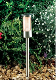 Dabmar Lighting LV63-SS Flat Top Mini Path Light, G4, Stainless Steel 304