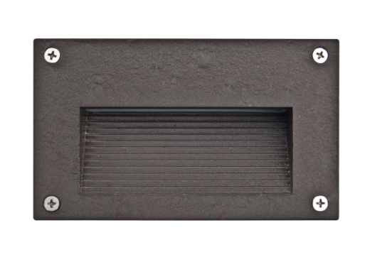 Dabmar Lighting LV655-L3-30K-BZ Cast Alum Recessed Step Light 12V G4 LED 3W 3000K in Bronze Finish