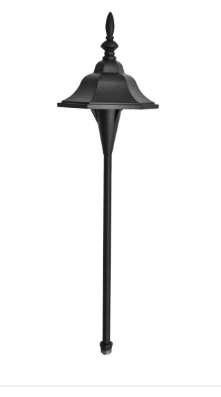 Dabmar Lighting LV69-B Cast Alum Bell Path Light 12V G4 20W in Black Finish