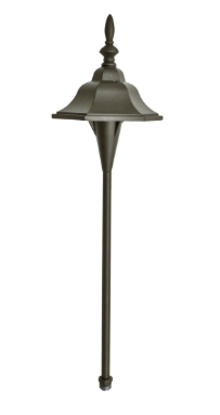 Dabmar Lighting LV69-BZ Cast Alum Bell Path Light 12V G4 20W in Bronze Finish