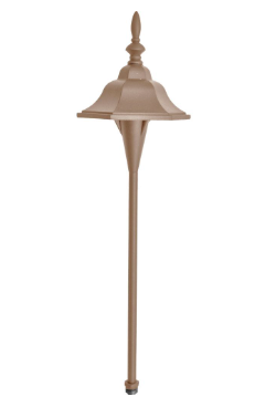 Dabmar Lighting LV69-DS Cast Alum Bell Path Light 12V G4 20W in Desert Sand Finish