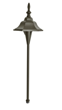Dabmar Lighting LV69-L3-30K-BZ Cast Alum Bell Path Light 12V G4 LED 3W 3000K in Bronze Finish
