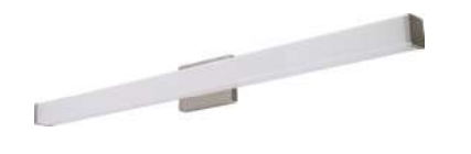 Westgate LVF-36-MCT5-BN 36" Builder Series Vanity Lights W/ Slide To Center Wall Canopy, Multi Color Temperature, Brushed Nickel Finish