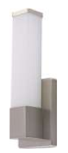 Westgate LVF-WS-MCT5-BN Builder Series Vanity Lights W/ Slide To Center Wall Canopy, Multi Color Temperature, Brushed Nickel Finish