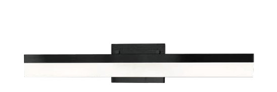 Westgate LVP-24-MCT5-BK 24'' LED Vanity Light -120 - 5CCT, 25W, 1800lm, 27k/30k/35k/40k/50k Black Finish