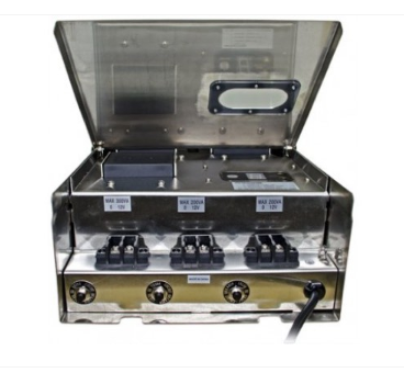 Dabmar Lighting LVT700-SS 700 Watt Low Voltage Transformer - Digital Photocell And Timer - 120v