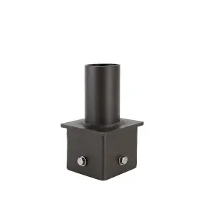 Cyber Tech Lighting LWP-4SQ-SP-D 4" Square Pole Mount with 2-3/8" Tenon, Bronze