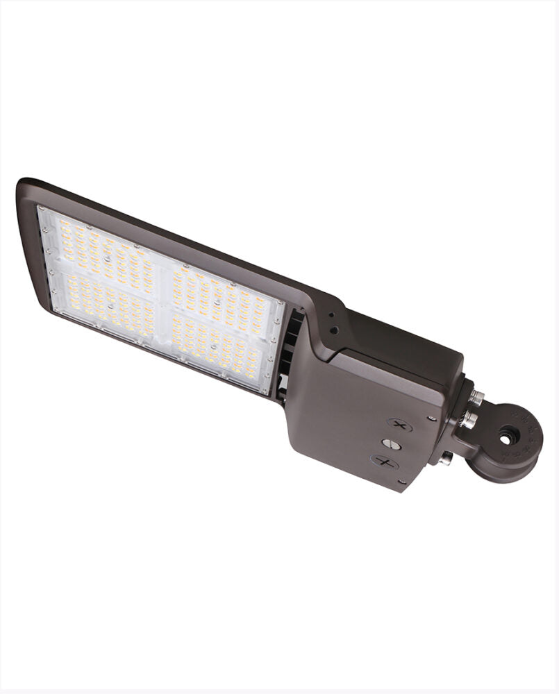 Cyber Tech Lighting LWP150SB/CCT Adjustable Watt 150/120/100W LED Shoe Box Area Light, Adjustable CCT 3000K, 4000K, 5000K, Dimmable, 120-277VAC