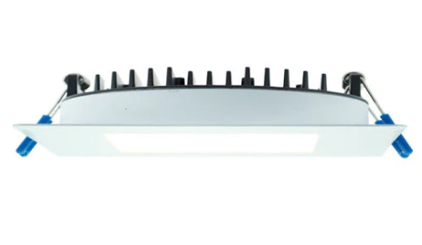 Lotus LED Lights LY4S/30K/WH 4" Square Slim Recessed LED, 11 Watt, 700 Lumens, CCT 3000K, White Finish