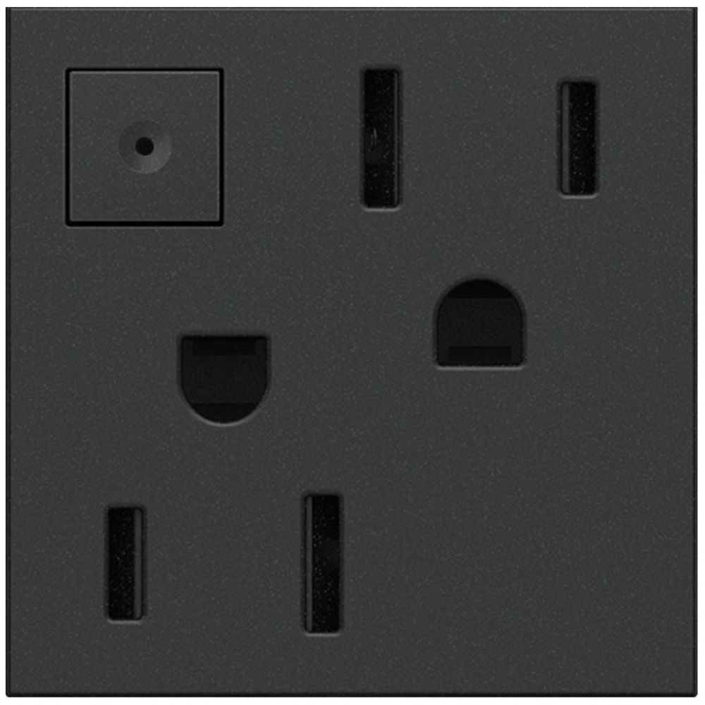 Legrand ARPS152G4 15A Energy Saving Manual On/Off Outlet - Finish: Graphite