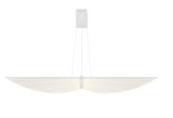 Eurofase Lighting 46344-035 59 inch Seraph LED Island Chandelier Ceiling Light, Color Temperature 3000K, Wattage 100W, White Finish