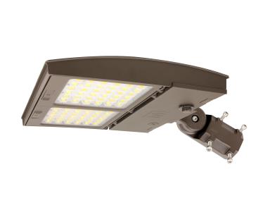 MaxLite M100HC5S-WCSBKCR LED Outdoor Flood Area Light ,Wattage 55/75/100W, Changeable Lens 5S Square, 277-480V, CCT 3000K/4000K/5000K, Bronze ,Slipfitter, C-max Ready