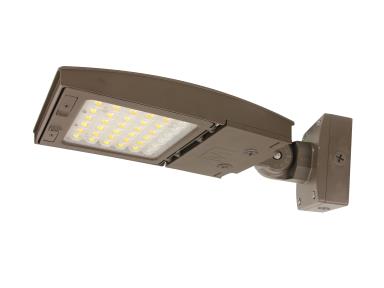Maxlite M42UCN-CSBVCR Flood Light M Series 42W - Changeable Lens Narrow Flood - 3/4/5K - Variable Wall - C-max Ready - Finish Bronze