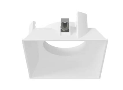 DMF Lighting M4T1SWHFL M-Series Multiple Square 1-Head Flangeless Trim, White