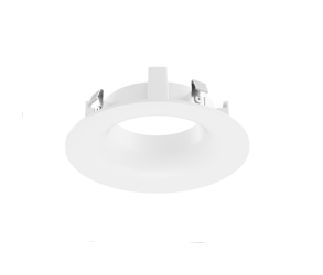 DMF Lighting M4TRHBK 4" Round Trim Hyperbolic Recessed Downlight, Black Finish