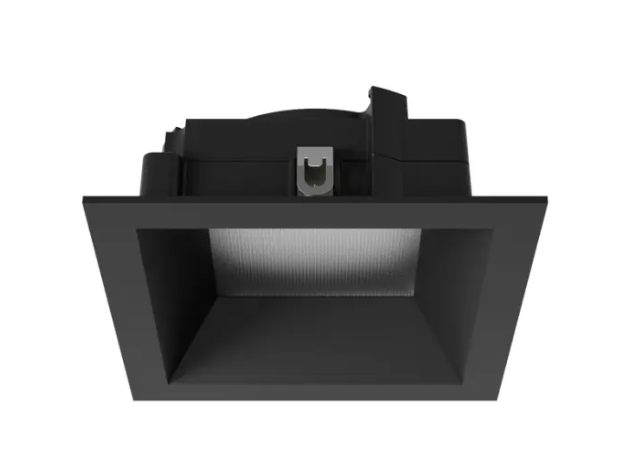 DMF Lighting M4TSDBK M-Series 4" Square Deep Beveled Trim - Black