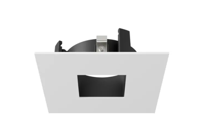 DMF Lighting M4TSPWH M-Series 4" Square Pinhole Trim - White Finish