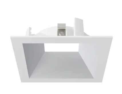 DMF Lighting M4TSSCW M-Series 4" Square Clear Diffuse Trim, White