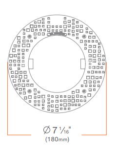 DMF Lighting M4XRMUD 4" Round Trim Flangeless Recessed Mud Plate