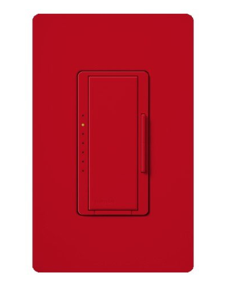 Lutron MA-PRO-HT Maestro Satin Pro LED + Dimmer, Single Pole / 3-Way Multi-Location, Hot Finish