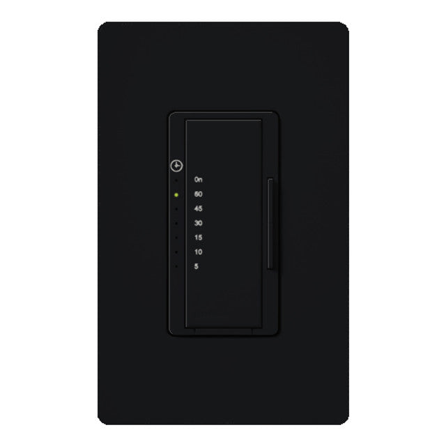 Lutron MA-T51MN-MN Maestro Satin Countdown Timer Control Switch, 5-60 Minutes, 5A Light, 3A Fan, Midnight Finish