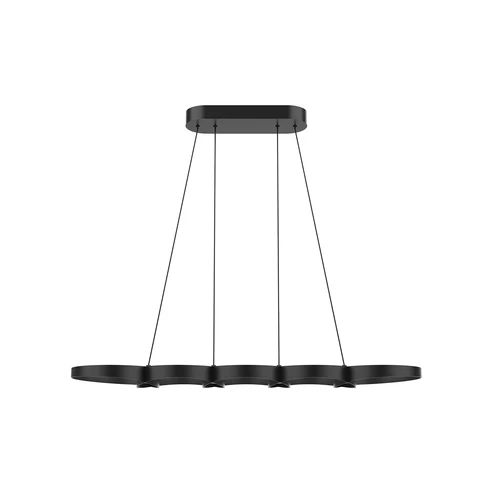 Kuzco Lighting LP90838-BK-UNV Maestro LED 37.75 inch Linear Pendant Ceiling Light Black Finish