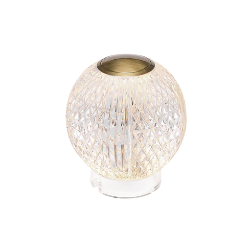 Alora Lighting TL321903NB Marni 3-in Table Lamp - CCT: 3000K - Finish Natural Brass