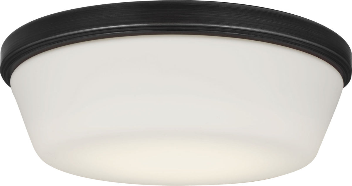 Generation Lighting MC261OZ oil rubbed bronze fan light kit with frosted white glass
