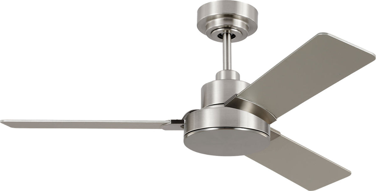 Generation Lighting 3JVR44BS Jovie 44 44 inch Brushed Steel Ceiling Fan