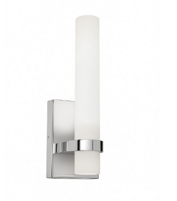 AFX Lighting MIAS0513LAJUDPC Miami 13 Inch LED Wall Sconce Light, 120-277V, Watt 16W, Selectable 5CCT, Polished Chrome Finish