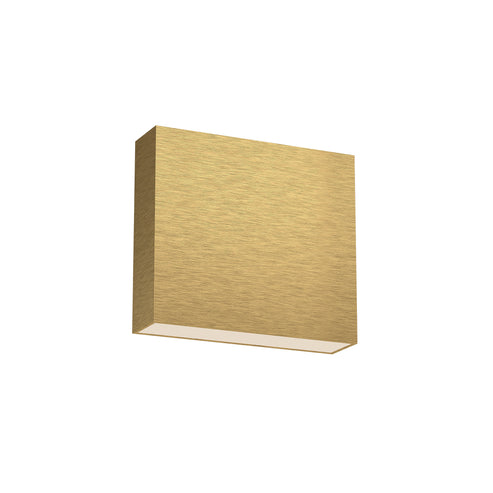 Kuzco Lighting AT67006-BG-UNV Mica 6-in All-terior Wall Light - CCT: 3000K - Finish: Brushed Gold
