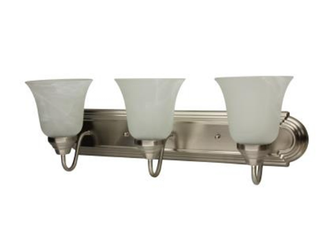 MaxLite ML8LATUN30930 Vanity Bar LED Tulip Design, Wattage: 30W, Voltage: 120V, Lumens: 2100lm, Color Temp: 3000K Nickel Finish