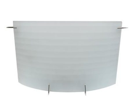 MaxLite ML9LA17LCNBNI927 Wall Sconce Large LED Light, Wattage: 17W, Voltage: 120V, Lumens: 1543lm, Color Temp: 2700K Brush Nickel Glass Finish