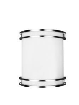 MaxLite ML9LAABN23CS Wall Sconce LED Architectural Brushed Nickel - 23W, 120V, Triac Dimming, 80 CRI - CCT Selectable 2700K/3000K/4000K