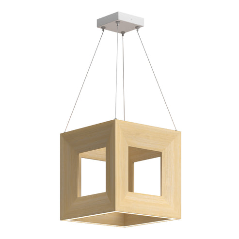 Kuzco Lighting PD32912-WK-UNV Morina 12-in Pendant Ceiling Light - CCT: 3000K - Finish: White Oak