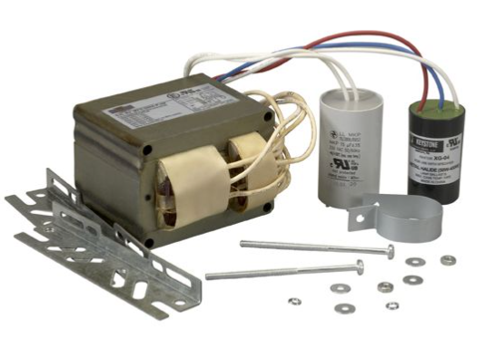 Keystone MPS-200A-P-KIT 3/3 200W Pulse Start Metal Halide Ballast Replacement Kit. 120/208/240/277/480V. Included Ballast:MPS-200A-P-HP. Includes Capacitor, Ignitor, Brackets, mounting hardware