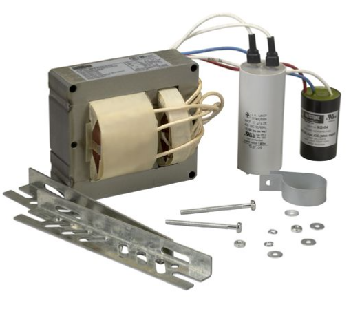 Keystone MPS-250A-Q-KIT 3/1 250W Pulse Start Metal Halide Ballast replacement kit. 120/208/240/277V. Included Ballast: MPS-250A-Q-CA. Includes Capacitor, Ignitor, brackets, mounting hardware.