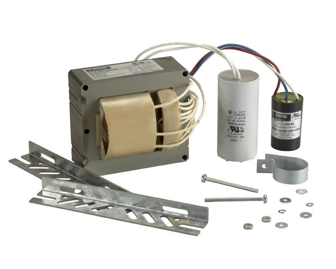 Keystone MPS-320A-Q-KIT 3/1 320W Pulse Start Metal Halide, Ballast Replacement Kit, Quad Tap (120/208/240/277V), with Capacitor and ignitor. Ballast included: MPS-320-A-Q-CA.