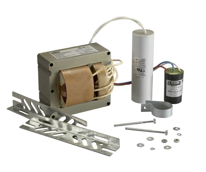 Keystone MPS-400A-Q-KIT 3/1 400W Pulse Start Metal Halide, Quad Tap (120/208/240/277V), with Capacitor and ignitor. Included ballast: MPS-400A-Q-CA