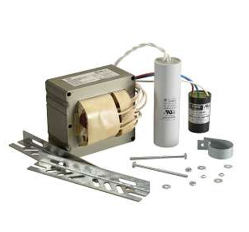 Keystone MPS-450A-Q-KIT /A 450W Pulse Start Metal Halide Ballast Replacement Kit. 120/208/240/277V. Included Ballast: MPS-450A-Q-HP. Includes Capacitor, Ignitor, mounting brackets, and hardware