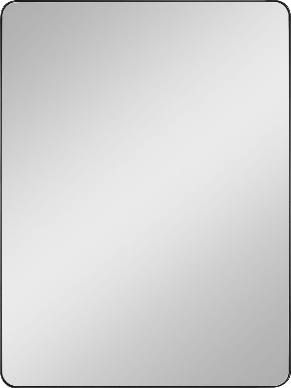 Generation Lighting Planer 36 x 48 inch Midnight Black wall mirror