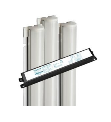 MaxLite MRBK-43LFL-40 Magnetic Retrofit Bar Kit 4Ft 3 Lamp Frosted Lens 4000K Low Setting (250Ma)
