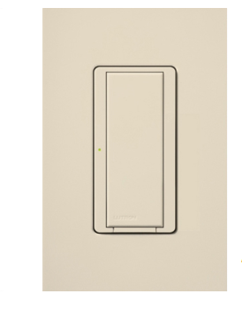 Lutron MRF2S-8ANS120-LA Vive Maestro Wireless Switch, 8 Amp Light/5.8 Amp Fan, 1 Pole/Maestro, Neutral Required, 120V, Light Almond