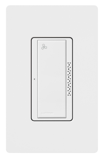 Lutron MS-HS3-WH Humidity Sensor Switch with XactSense, 3A Fan/Light, White Finish